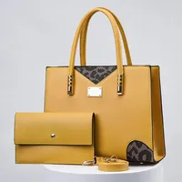 Women's Medium Pu Leather Color Block Vintage Style Bucket Zipper Handbag sku image 3