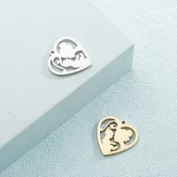 1 Piece Stainless Steel 18K Gold Plated Solid Color main image 5