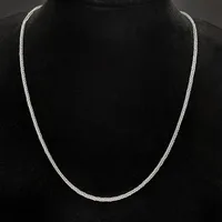 925 Sterling Silver Plating Solid Color Necklace main image 1
