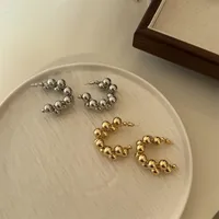 1 Pair Ig Style French Style Commute C Shape Plating Copper Gold Plated Silver Plated Earrings main image 1
