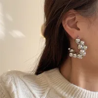 1 Pair Ig Style French Style Commute C Shape Plating Copper Gold Plated Silver Plated Earrings main image 8
