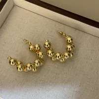1 Pair Ig Style French Style Commute C Shape Plating Copper Gold Plated Silver Plated Earrings sku image 1
