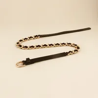 Fashion Geometric Pu Leather Alloy Plating Women's Leather Belts main image 5
