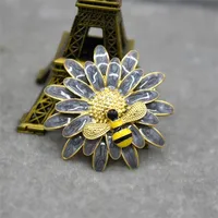 Fashion Flower Alloy Enamel Women's Brooches sku image 4