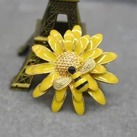 Fashion Flower Alloy Enamel Women's Brooches sku image 5