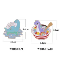 Cartoon Style Animal Alloy Enamel Unisex Brooches main image 5