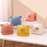 Children Unisex Cute Animal Bear Baseball Cap main image 1