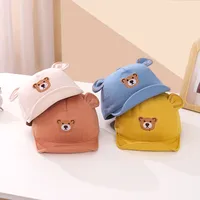 Children Unisex Cute Animal Bear Baseball Cap main image 3