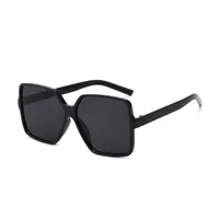 Retro Gradient Color Leopard Ac Square Full Frame Women's Sunglasses sku image 1