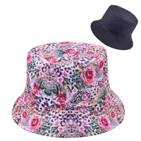 Unisex Fashion Color Block Graffiti Bucket Hat sku image 15