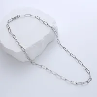 304 Stainless Steel 18K Gold Plated Simple Style Geometric Necklace sku image 7