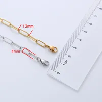 304 Stainless Steel 18K Gold Plated Simple Style Geometric Necklace main image 2