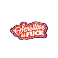 New Style Brooch Creative Badge Sovereign Cloud Lettering Enamel Badge Fuck The Patiianchy Wholesale Nihaowholesale sku image 12