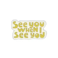 New Style Brooch Creative Badge Sovereign Cloud Lettering Enamel Badge Fuck The Patiianchy Wholesale Nihaowholesale sku image 51