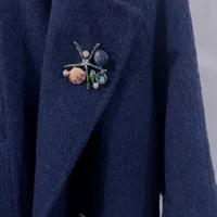 Korean Style Starfish Shell Alloy Plating Inlay Rhinestones Pearl Unisex Brooches main image 3