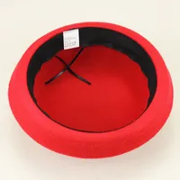 Unisex Simple Style Solid Color Eaveless Fedora Hat main image 3