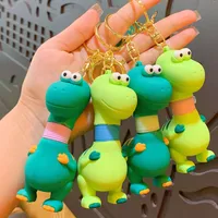Cartoon Style Dinosaur Pvc Unisex Bag Pendant Keychain main image 5