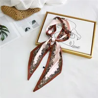Unisex Sweet Polka Dots Polyester Printing Silk Scarves sku image 6