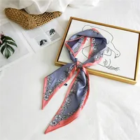 Unisex Sweet Polka Dots Polyester Printing Silk Scarves sku image 5