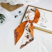 Unisex Sweet Polka Dots Polyester Printing Silk Scarves sku image 29