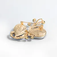 Retro Water Droplets Alloy Inlay Rhinestones Glass Women's Brooches main image 6