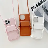 Fashion Solid Color Pu Leather   Phone Cases main image 2