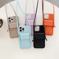 Fashion Solid Color Pu Leather   Phone Cases main image 1