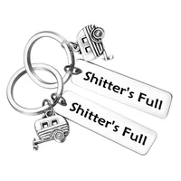 1 Piece Simple Style Word Titanium Steel Polishing Unisex Bag Pendant Keychain main image 2
