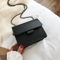 Small Pu Leather Vintage Style Square Bag sku image 10