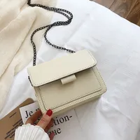 Small Pu Leather Vintage Style Square Bag sku image 6