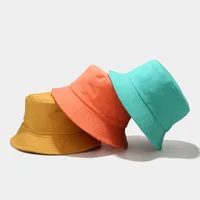 Women's Casual Solid Color Wide Eaves Bucket Hat main image 2