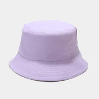 Women's Casual Solid Color Wide Eaves Bucket Hat sku image 13