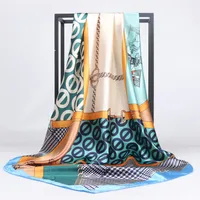Women's Retro Bohemian Geometric Satin Printing Scarves & Gloves main image 1