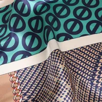 Women's Retro Bohemian Geometric Satin Printing Scarves & Gloves main image 3