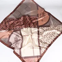 Women's Retro Bohemian Geometric Satin Printing Scarves & Gloves sku image 5