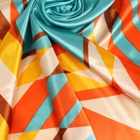 Women's Basic Simple Style Multicolor Satin Printing Scarves & Gloves main image 3