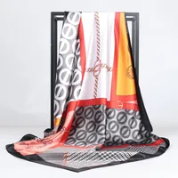 Women's Retro Bohemian Geometric Satin Printing Scarves & Gloves main image 5