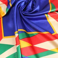 Women's Basic Simple Style Multicolor Satin Printing Scarves & Gloves main image 4