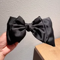 Korean New Bow Hair Accessories Solid Color Bows Hairpins Wholesale sku image 8