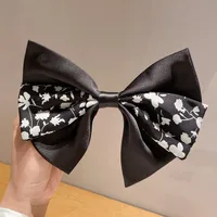 Korean New Bow Hair Accessories Solid Color Bows Hairpins Wholesale sku image 7