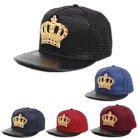 Unisex Retro Plaid Crown Rhinestone Baseball Cap main image 1