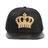 Unisex Retro Plaid Crown Rhinestone Baseball Cap main image 5