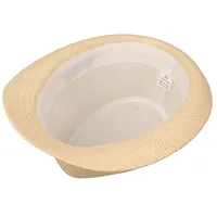 Unisex Vacation Solid Color Crimping Fedora Hat main image 2