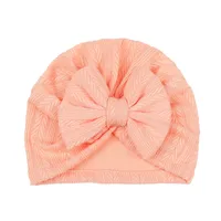 Children's Headwear Wholesale Solid Color Wheat Ear Pattern Bow Hat sku image 13