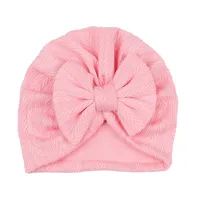 Children's Headwear Wholesale Solid Color Wheat Ear Pattern Bow Hat sku image 9