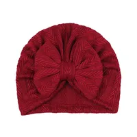 Children's Headwear Wholesale Solid Color Wheat Ear Pattern Bow Hat sku image 10
