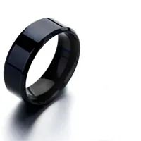 Titanium&stainless Steel Simple Geometric Ring  (alloy 18mm) Nhhf0003-alloy-18mm sku image 5