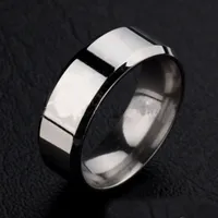 Titanium&stainless Steel Simple Geometric Ring  (alloy 18mm) Nhhf0003-alloy-18mm sku image 3