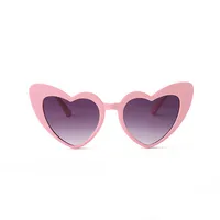 Elegant Heart Shape Resin Special-Shaped Mirror Clubmaster Full Frame Women's Sunglasses sku image 6