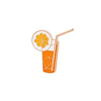 Vacation Coconut Tree Flamingo Heart Shape Alloy Metal Stoving Varnish Unisex Brooches main image 5